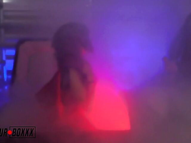 Jeni Angel - Ebony vampire blowjob and sex with a white guy till he dies