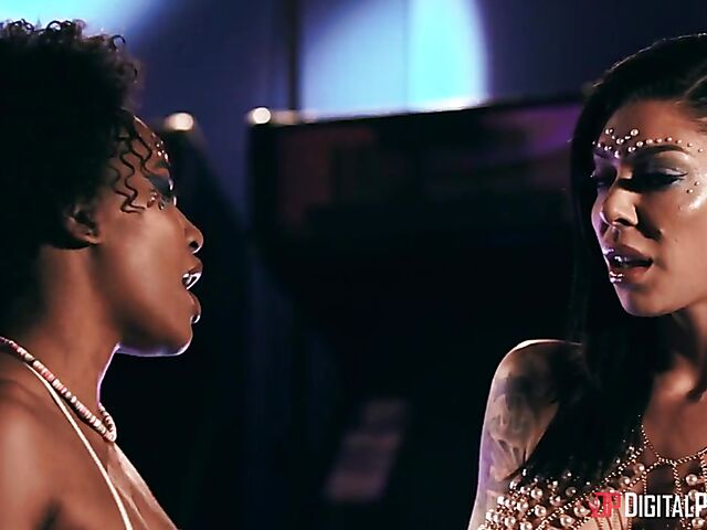 Karma RX VS Demi Sutra - Interracial lesbian red light arena