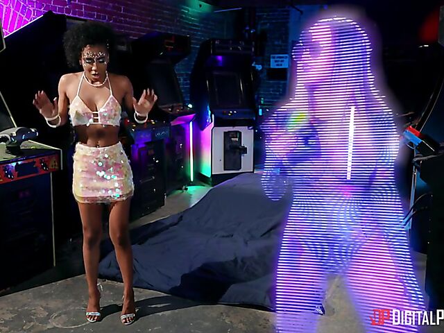 Karma RX VS Demi Sutra - Interracial lesbian red light arena