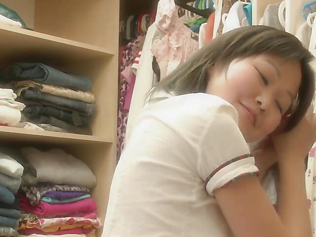 Aliona - Tiny asian teen masturbation in her school uniform