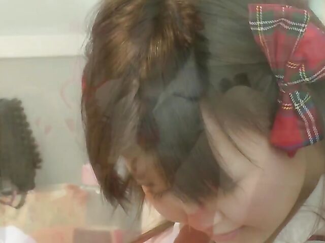 Aliona - Tiny asian teen masturbation in her school uniform