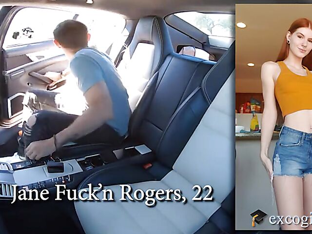 Jane Rodgers car fuck and shower together with Andi Rose