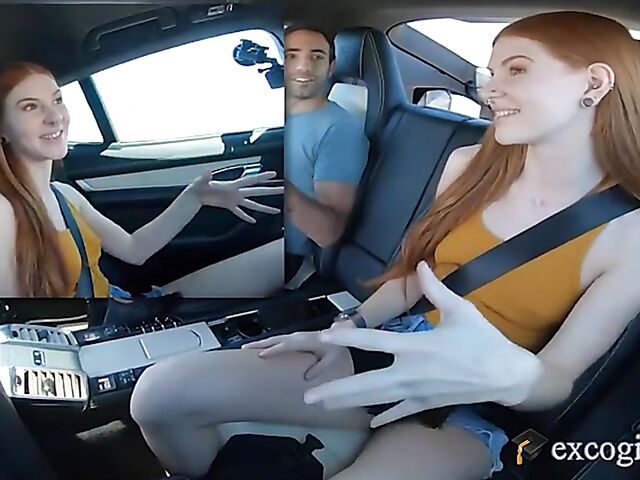 Jane Rodgers car fuck and shower together with Andi Rose