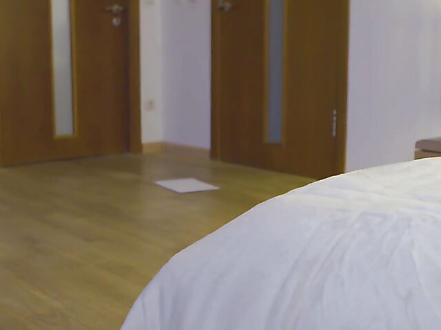 Blonde Sophie Gem sensual fingering solo in her bed