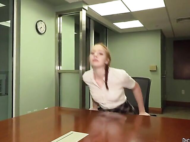 Arietta Adams - Interracial schoolgirl rough fuck with a masked black man