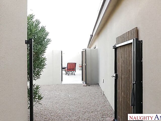 Naughty babe with big fake boobs Kagney Linn Karter gets rammed