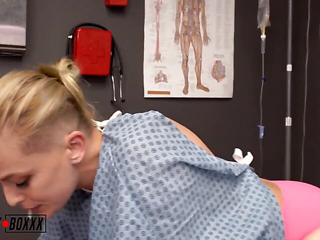 Quick hospital sex POV with Sloan Harper
