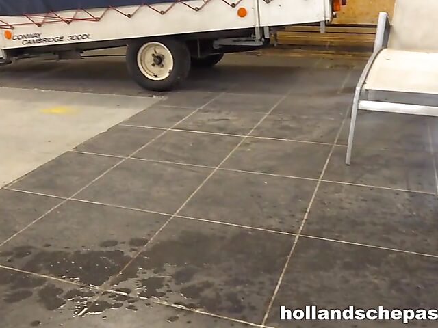 Dutch MILF Cassandra squirts and gets pounded