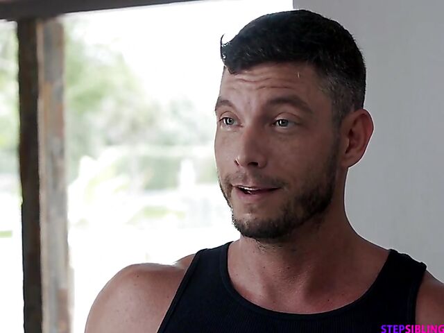 Riley Jean - Naughty brunette step sister fuck