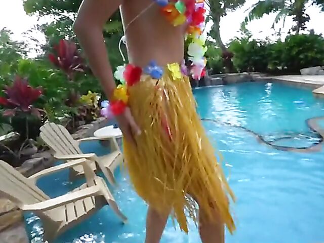 3 girls 1 guy fuck outside in Hawaii featuring Remi Jones, Hazel Heart & Riley Jean