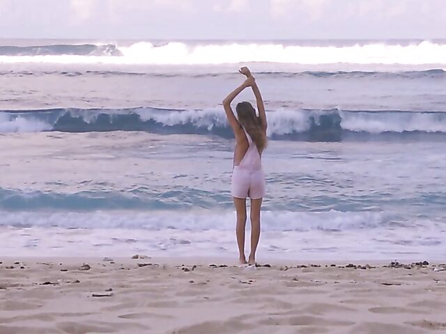 Underwater pussy in an erotic Met Art video with Mango A
