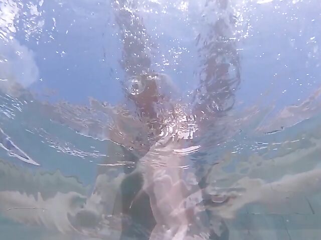 Underwater pussy in an erotic Met Art video with Mango A