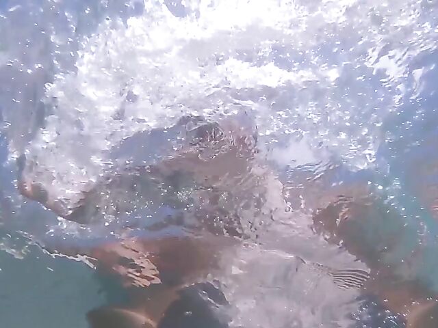 Underwater pussy in an erotic Met Art video with Mango A