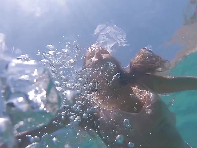 Underwater pussy in an erotic Met Art video with Mango A