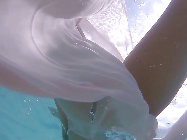 Underwater pussy in an erotic Met Art video with Mango A