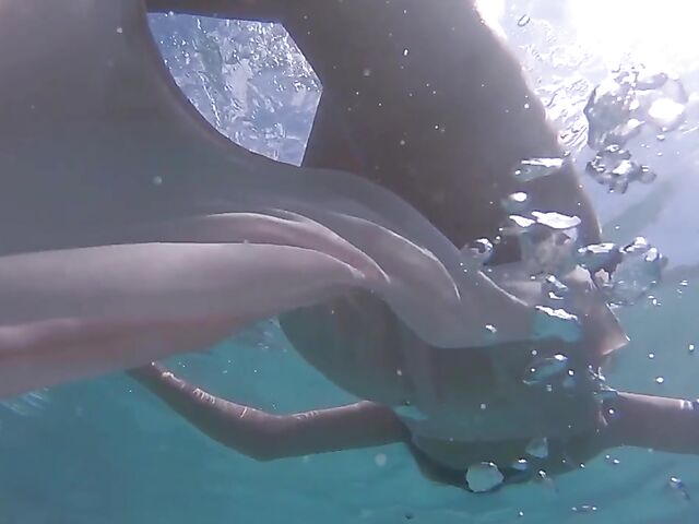 Underwater pussy in an erotic Met Art video with Mango A