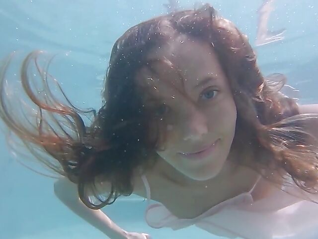 Underwater pussy in an erotic Met Art video with Mango A