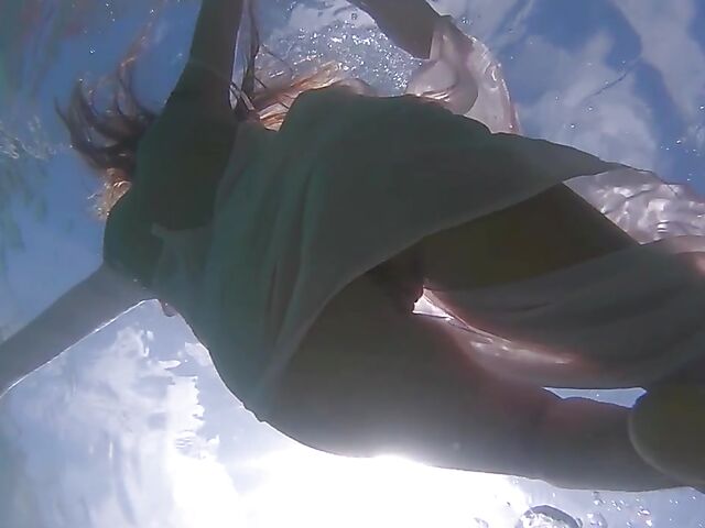 Underwater pussy in an erotic Met Art video with Mango A