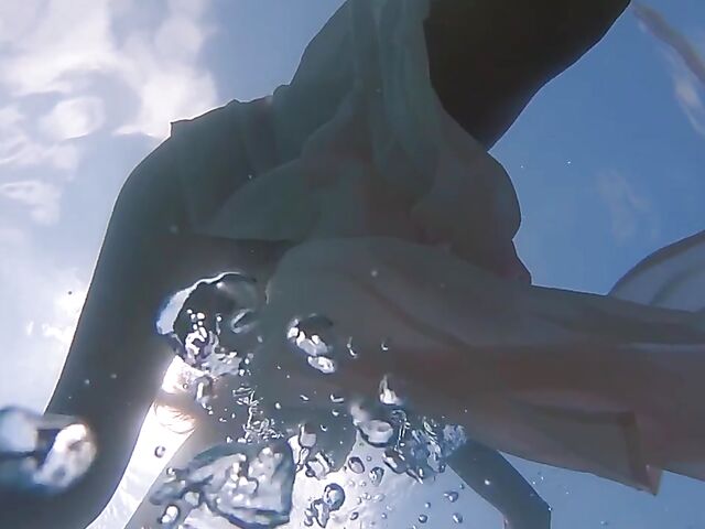 Underwater pussy in an erotic Met Art video with Mango A