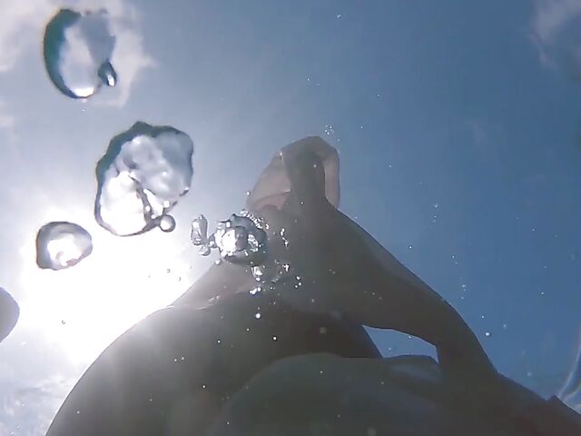 Underwater pussy in an erotic Met Art video with Mango A