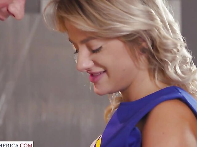 Cheerleader Harmony Rivers gets turned on by her sisters hot friend