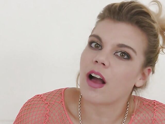 Clementine Marceau's interview and anal tryout with a big black cock