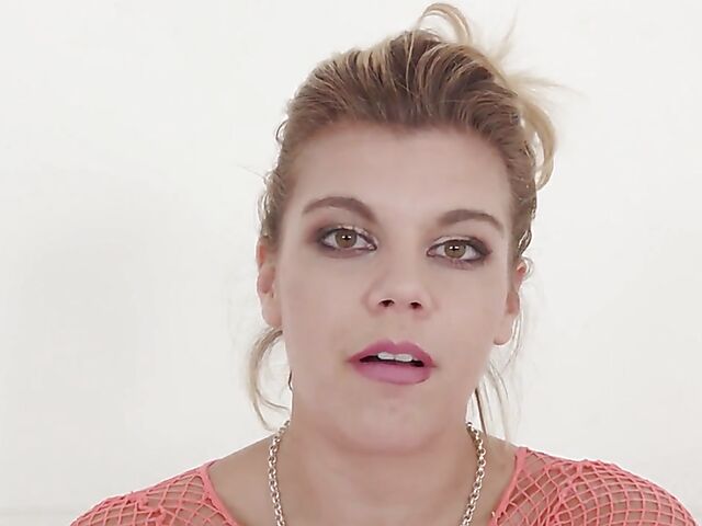 Clementine Marceau's interview and anal tryout with a big black cock