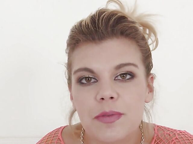 Clementine Marceau's interview and anal tryout with a big black cock