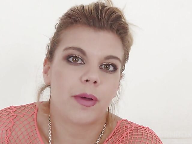 Clementine Marceau's interview and anal tryout with a big black cock