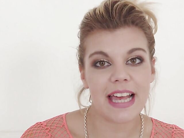 Clementine Marceau's interview and anal tryout with a big black cock