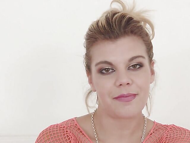 Clementine Marceau's interview and anal tryout with a big black cock