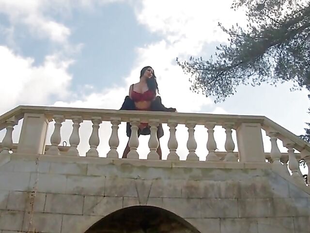 Masked threesome with elegant milf with big fake boobs Jasmine Jae