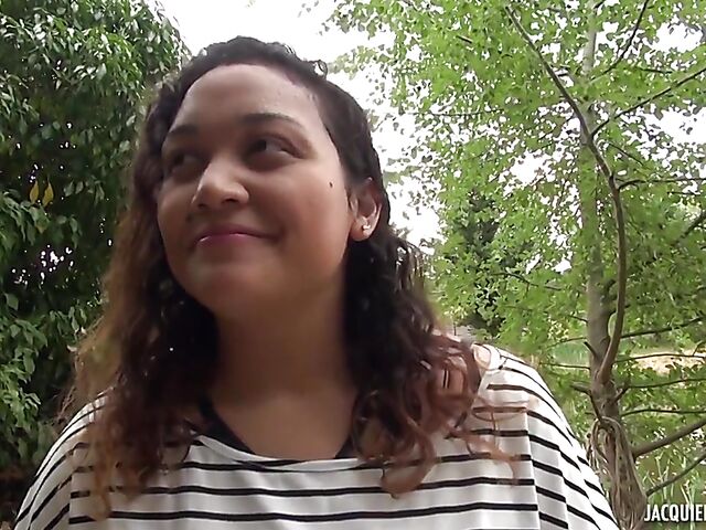 Wild outdoor DP in the open air with chubby village slut Natacha