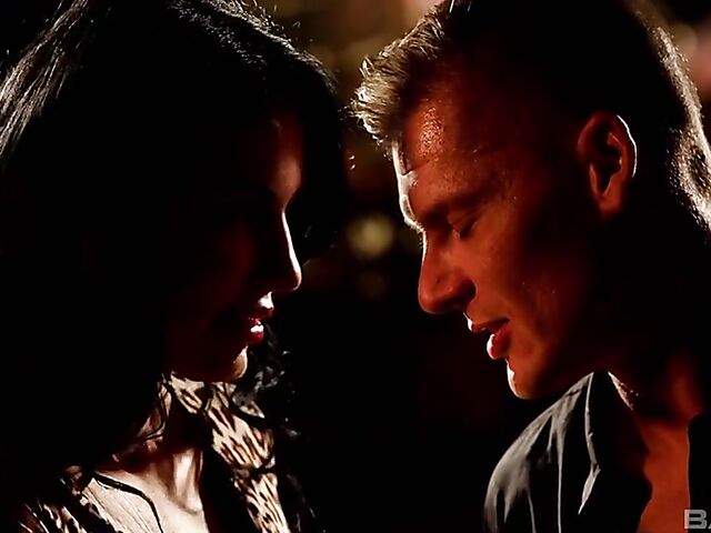 Erotic sensual sex with dark-haired MILF Ania Kinski