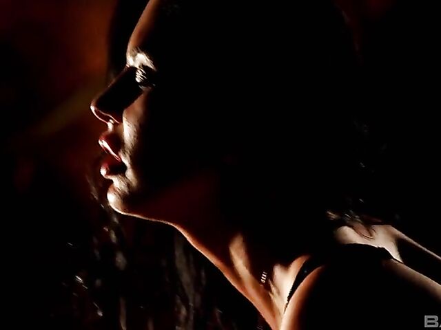 Erotic sensual sex with dark-haired MILF Ania Kinski