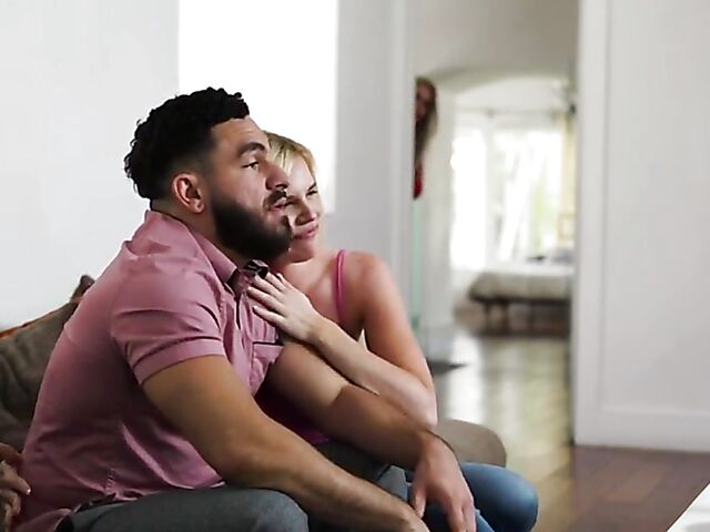 Busty mom Casca Akashova and young Nikki Sweets share a dick in a milf teen threesome