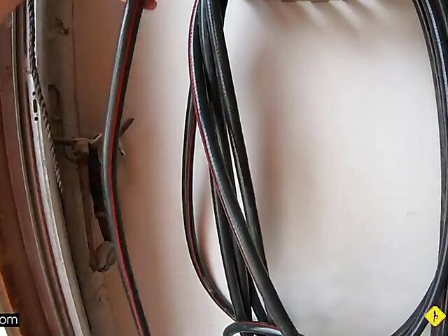 Ally Cooper - POV fucking with a car guru in the mechanic garage