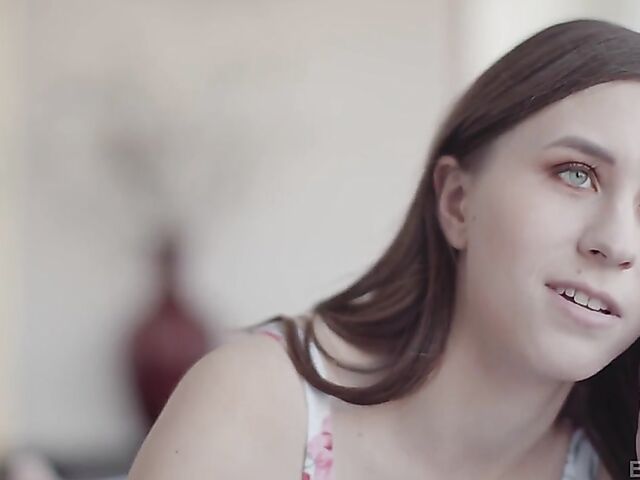 High heels fuck with long-legged brunette Dana Wold