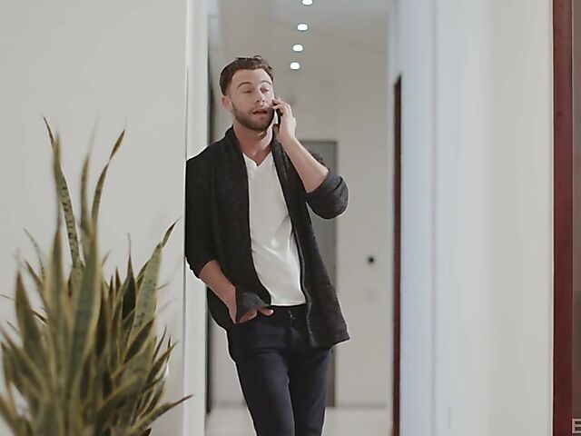 High heels fuck with long-legged brunette Dana Wold