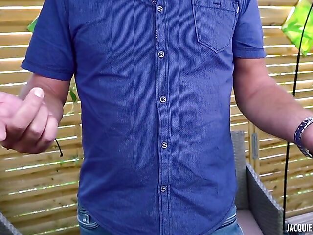 French redhead Julie and her boyfriend bang on cam