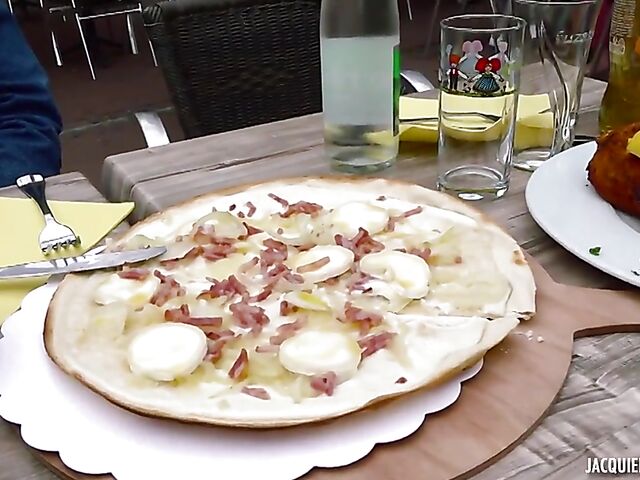 French redhead Julie and her boyfriend bang on cam