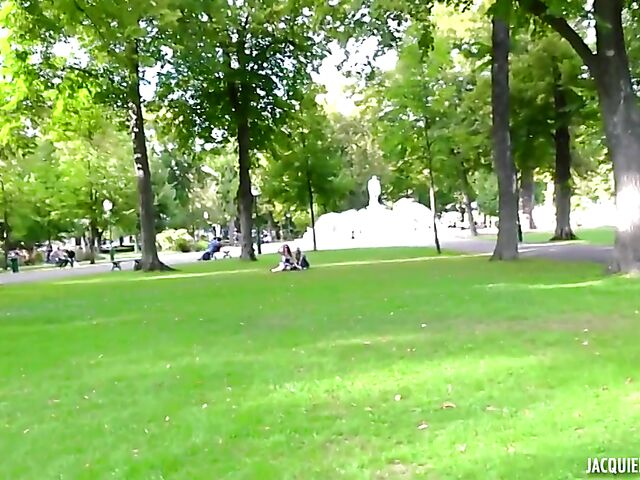 French redhead Julie and her boyfriend bang on cam