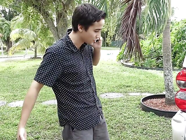 Horny tiny boy fucks skinny MILF Tara Ashley