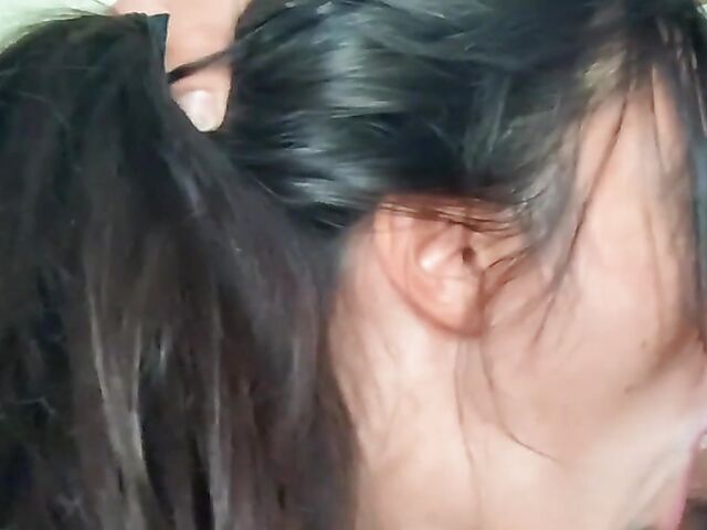 Close up blowjob and good doggy style with Bella Tina