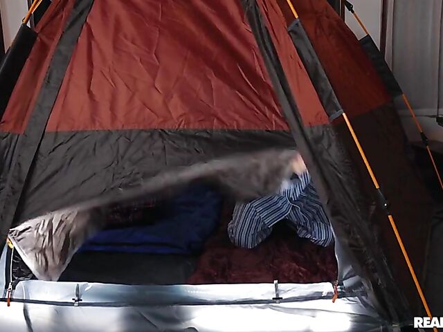 Boy fuck milf threesome with lil campers sharing curious Britney Amber