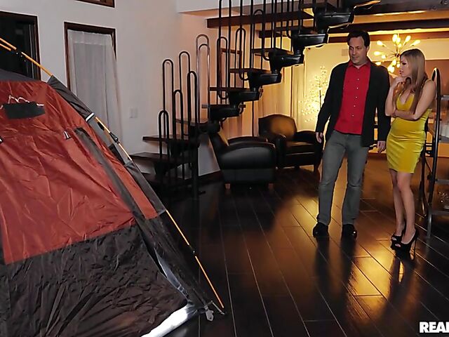 Boy fuck milf threesome with lil campers sharing curious Britney Amber