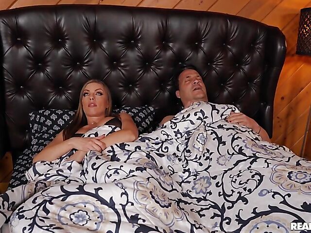 Boy fuck milf threesome with lil campers sharing curious Britney Amber