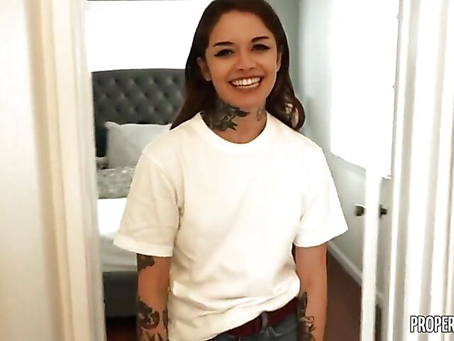 Small tits POV with inked latina Vanessa Vega