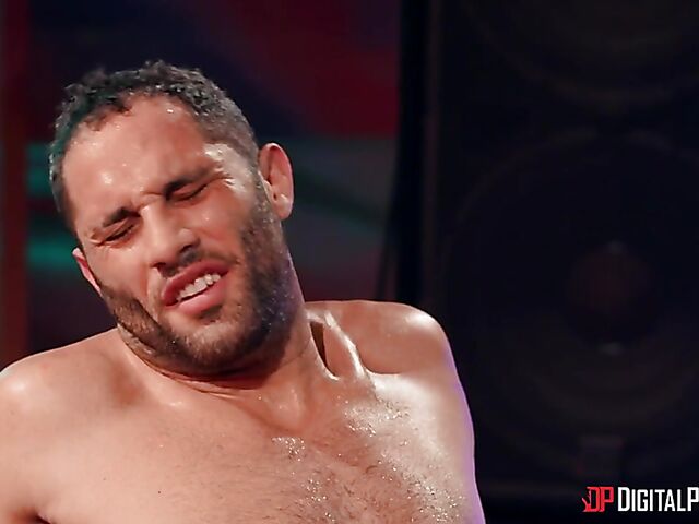 Take a look at Gabbie Carter's big bouncing boobs as she fucks a lucky man in Red Light Arena