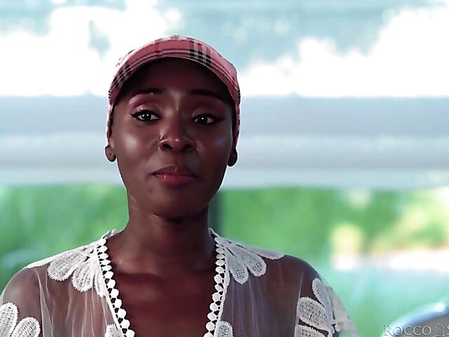 Wet and messy interracial lesbian foursome with shaved head African babe Zaawaadi getting shared by Cherry Kiss, Malena Nazionale, and Tiffany Tatum